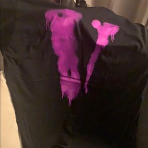 Vlone Tshirt black purple design Sz. L
